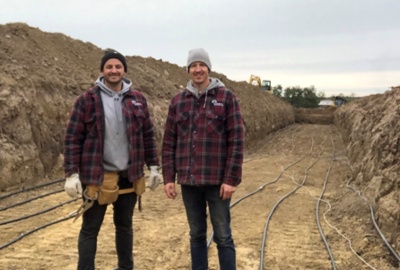 Envirotech Geothermal Team standing in worksite