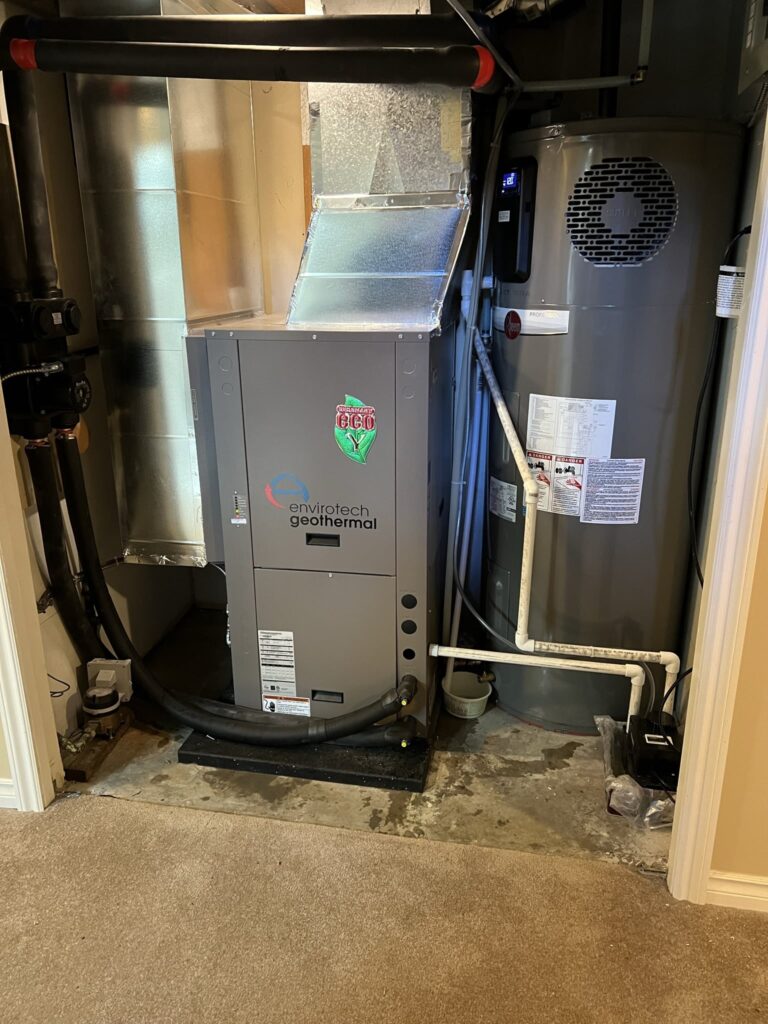 Small Space for Heat Pump