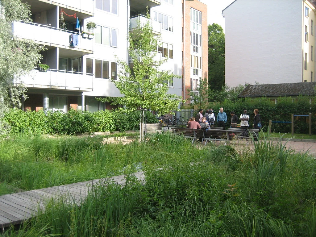 grey water treatment - garden