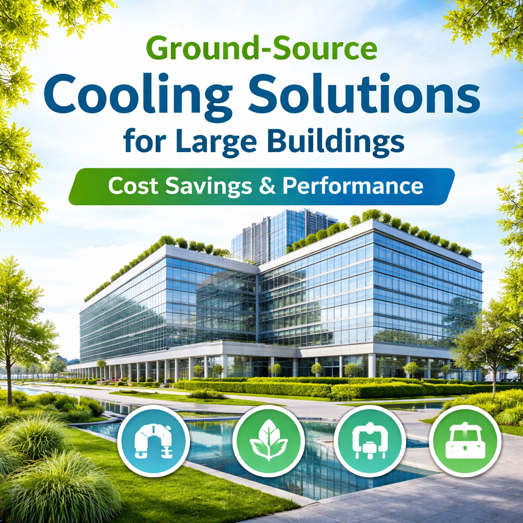 Ground-Source Cooling Solutions for Large Buildings